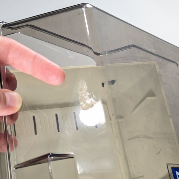 Vintage 1980s floppy disk holder - 5.25 inch disc large floppy disc storage box - Picture 6 of 13